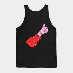 Jeweled Thumbs Up Tank Top